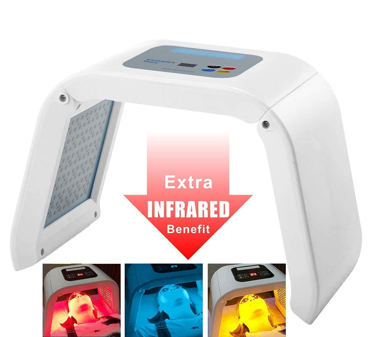 Amazing2015 PDT LED 3 in 1 Photon Treatment Skin Facial Salon Spa Beauty Equipment LED Face Skin Care Light Mahine - Image 2